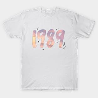 1989 Pink Sky Birds T-Shirt